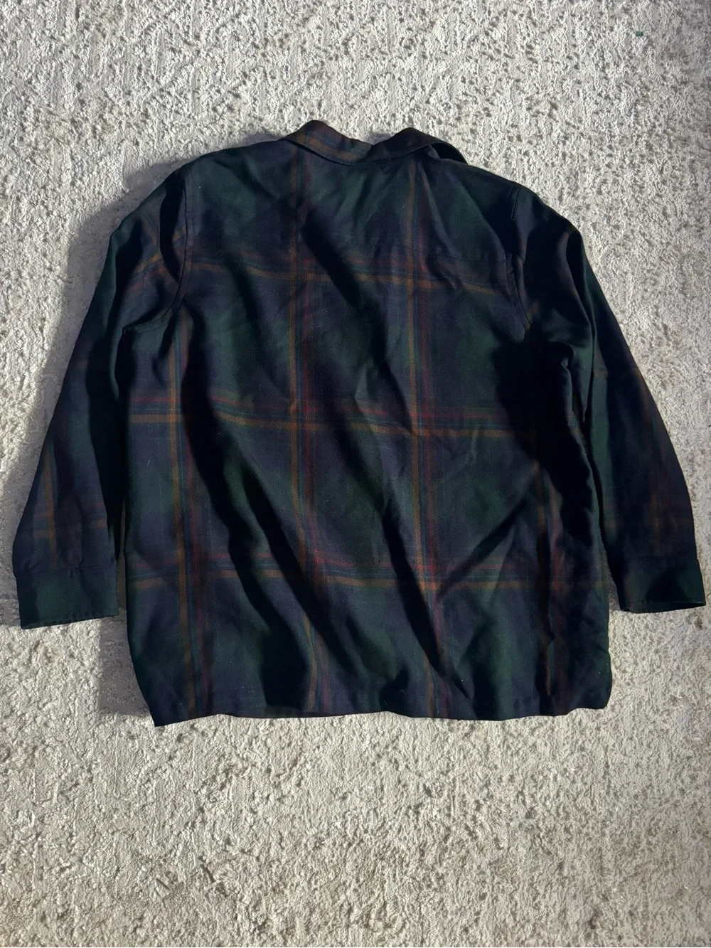 Ralph Lauren men’s xl Dark Green Plaid Shirt Jacket - Picture 2 of 4